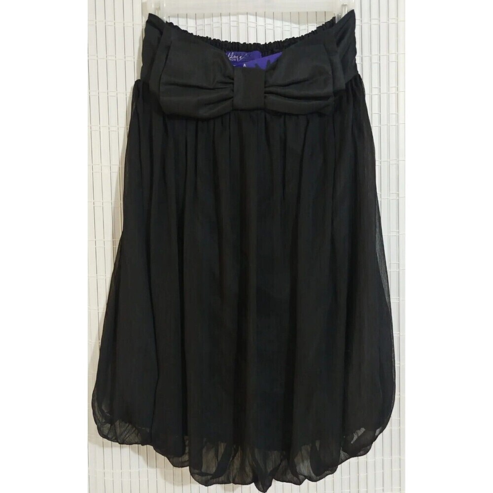 Miley Cyrus Strapless Top Size Medium Color Black
